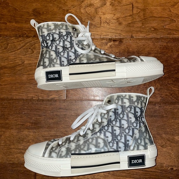 dior hightop shoes